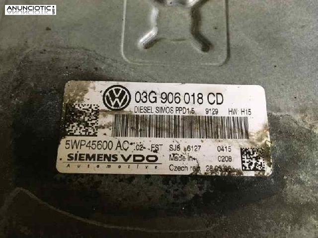 Motor volkswagen 03g906018cd passat