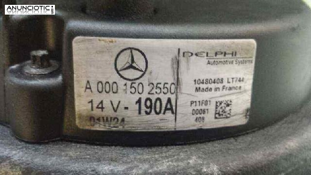 Alternador mercedes a0001502550 clase c