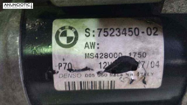 Motor arranque de bmw ref 752345002 -