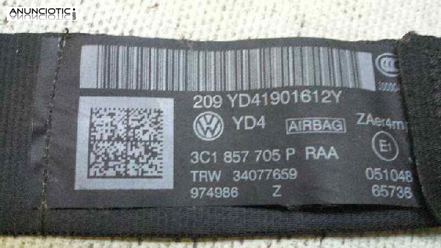 Cinturon volkswagen 3c1857705p passat