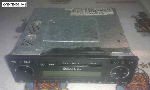 Radio skoda 1u0035161d superb