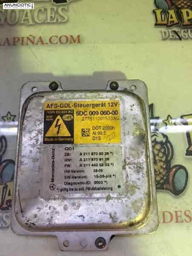 Centralita faros xenon tipo a2118709026