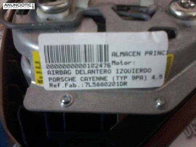 102476 airbag porsche cayenne 4.5 v8