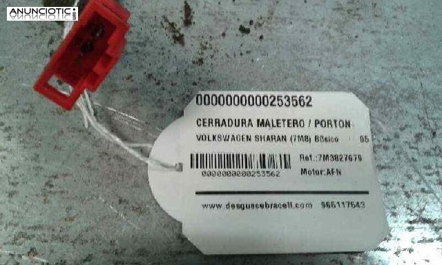 Cerradura maletero / porton volkswagen