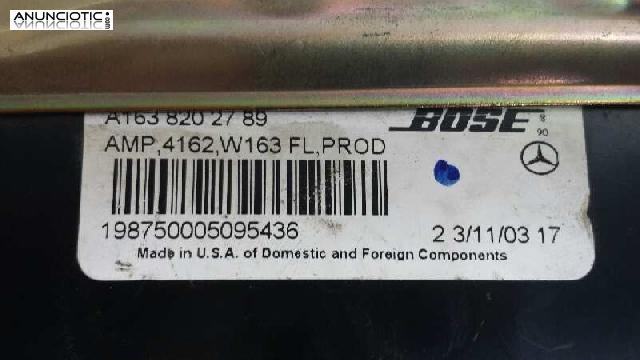 128491 amplificador mercedes-benz bm