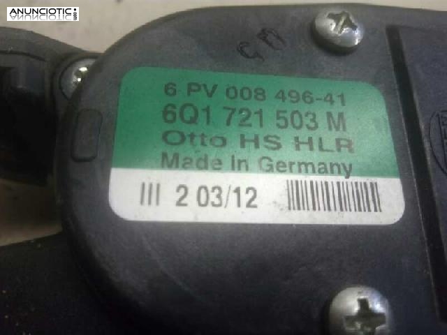 144283 pedal volkswagen polo berlina 1.4