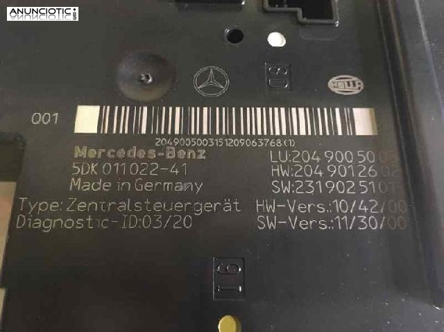 127620 modulo mercedes clase c berlina c