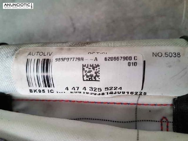 Airbag cortina delantero derecho 3837006