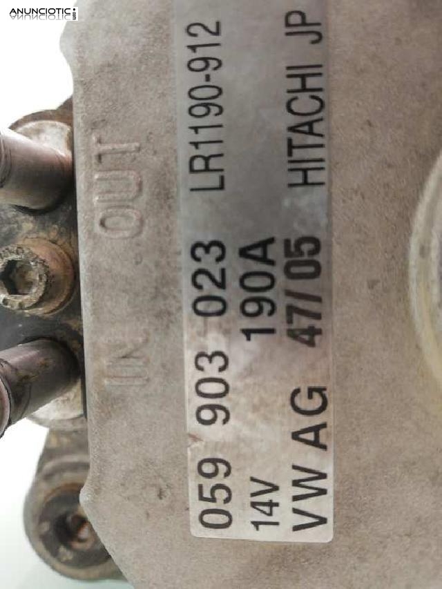 267002 alternador volkswagen touareg tdi