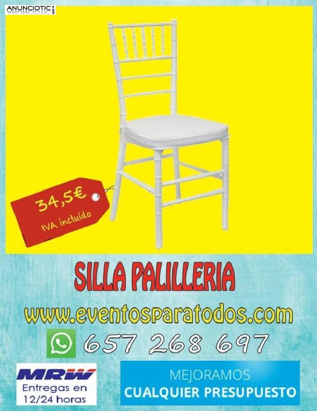 Silla palillería/tiffany/chiavari