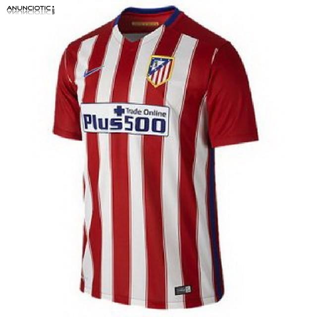 Camiseta del Atletico de Madrid Primera 2015 2016