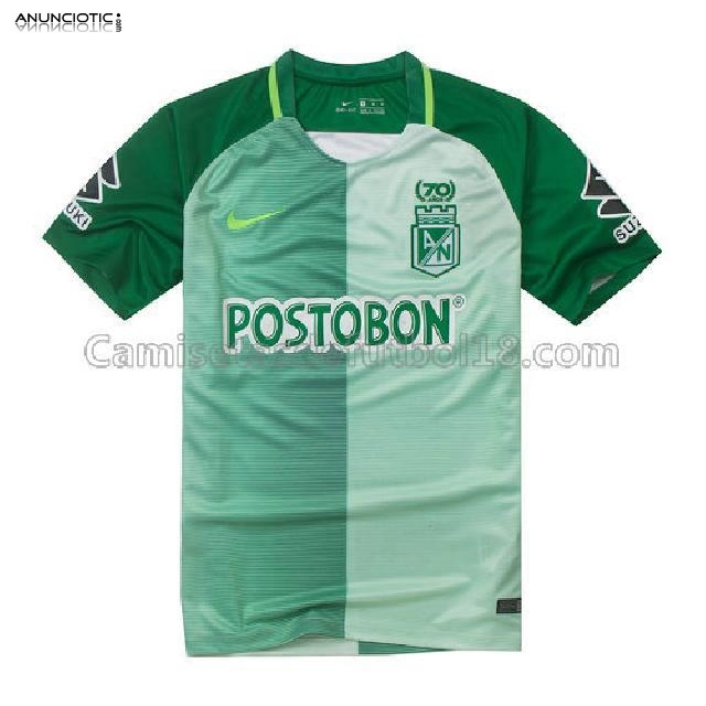 camiseta atletico nacional 2017 1ª equipación