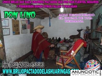 EL MEJOR BRUJO INCA PACTADO DEL PERU Y EL MUNDO DON LINO EN HUANUCO