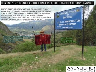 AMARRES DE AMOR PACTADO DON LINO UNICO EN EL PERU Y EL MUNDO/MOQUEGUA