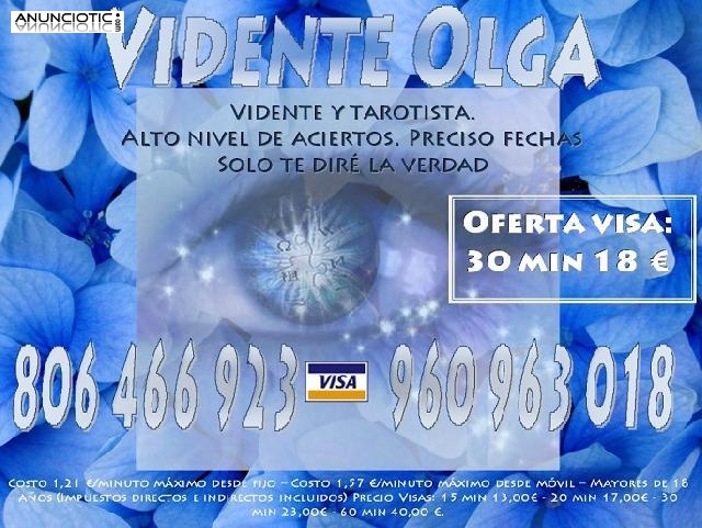 VIDENTE OLGA 960963018 SOLO LA VERDAD ,AUTENTICA PROFESIONAL