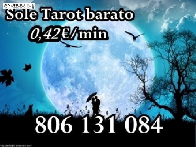 Tarot  a 0.42/min. Tarot barato Sole: 806 131 084.
