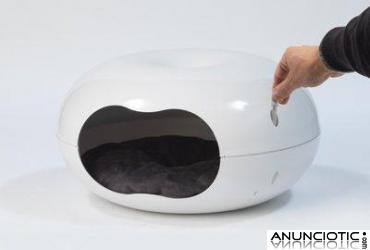 Cama Cueva Cápsula para Gatos Doonut