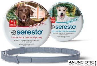 Seresto perros collar antiparasitario de larga duración 8 meses