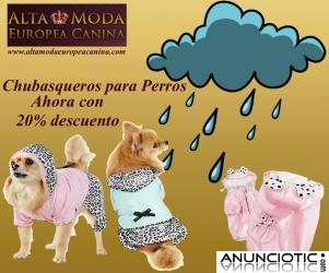 Chubasqueros para Perros. Impermeables para Perros