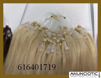 Oferta, pongo extensiones microloop pelo natural incluido a 1,5 c/u zaragoza