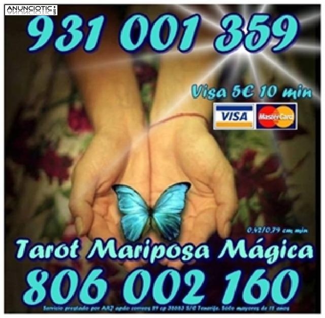 Oferta Tarot Visa 5  10 min. Tarot 806 Mariposa Mágica barato sólo 0,42 cm