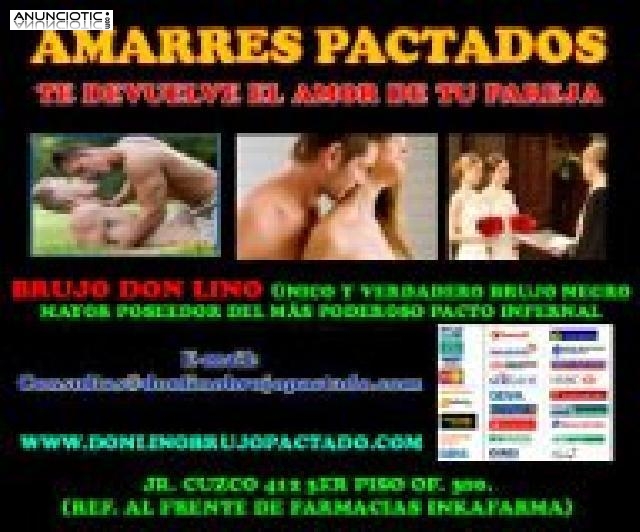 AMARRES GAYS LESBIANAS Y HETEROSEXUALES-DON LINO UNICO BRUJO PACTADO DE PI