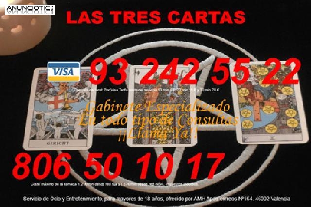 Tirada concreta de las tres cartas