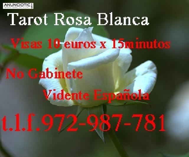 TAROT ROSA BLANCA 10 EUROS X 15 MINUTOS NO GABINETE