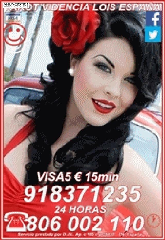 Tarot economico Lois Visa 918 371 235 desde 5 15mtos, las 24 horas a tu di