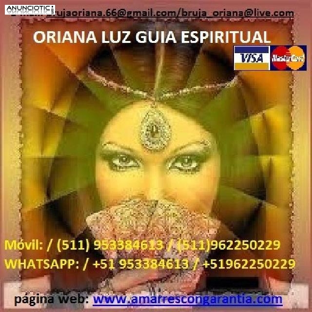 TAROTISTA CLARIVIDENTE - ORIANA LUZ