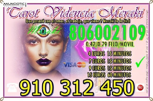 TAROT FIABLE  VISA 4 15min 910 312 450 / 806 002 109