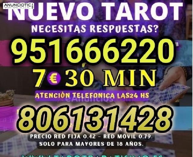 Solo tarot  ,videntes y médium 30 minutos 7 eur visa 