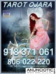 Tarot barato Ojara 5 10min 918 371 061. Tarot barato 806 002 220 por sólo 0,42 cm min. 