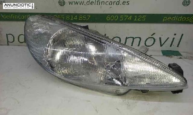 Faro derecho 3517645 peugeot 206 berlina