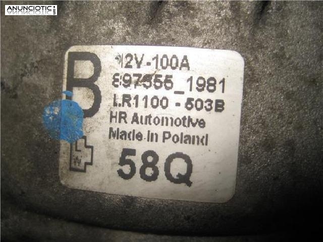 307193 alternador opel meriva  2003 1.7