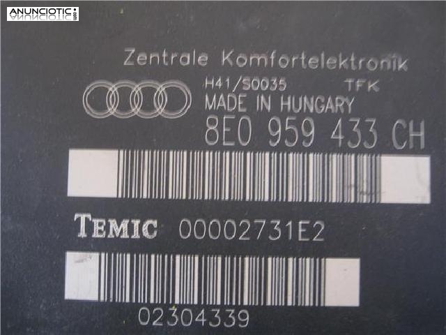 309779 centralita audi a4 berlina  8e