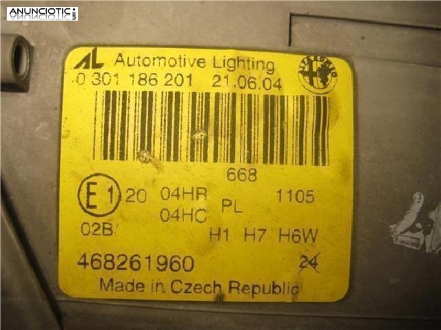 308630 faro alfa romeo alfa 147  190 1.6