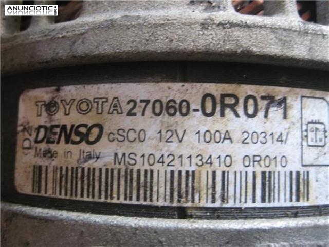 302105 alternador toyota avensis touring