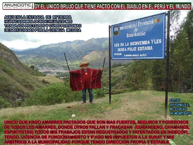 UNICO BRUJO PACTADO QUE ATA Y DESATA AMARRES DON LINO UNICO EN EL PERU