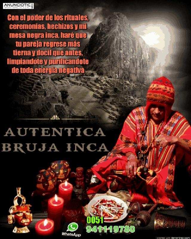 AMARRES SOLO CON FOTO ÚNICOS EN EL MUNDO BRUJA INCA