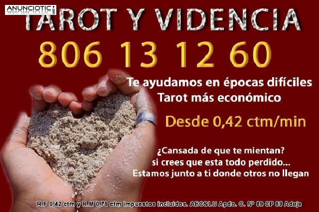 En cada consulta de tarot entrego lo mejor de mí 806 13.12.60