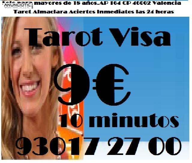 Tarot visa de los codigos correctos 9 euros los 30 minutos