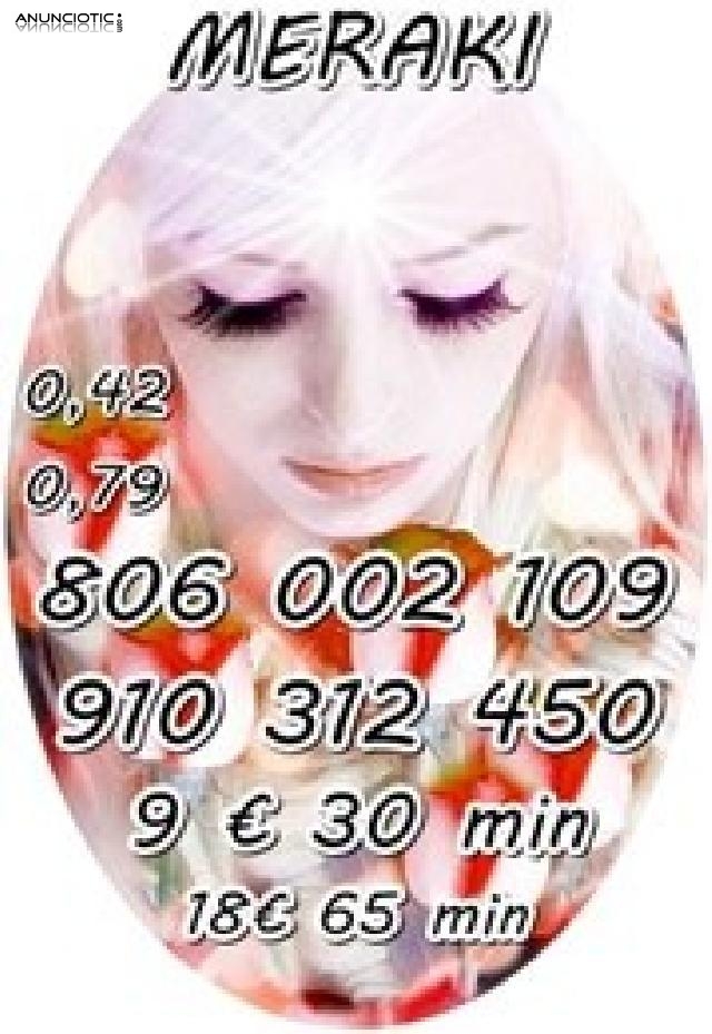 Videncia y Tarot  del Amor Promoción Visa 9 35 min. 910 312 450 / 806 002