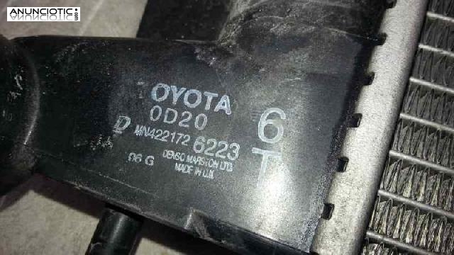 Radiador agua 3360412 mn422172 toyota