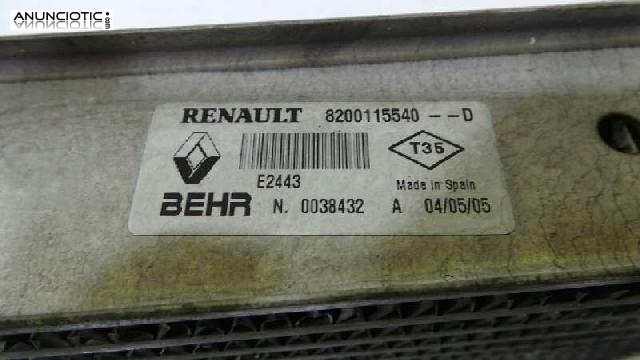 790006 intercooler renault scenic ii