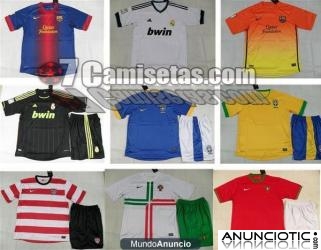 CAMISETAS DE FUTBOL BARCELONA VS REAL MADRID 13.5 A 15.5  DE WWW.7CAMISETAS.COM