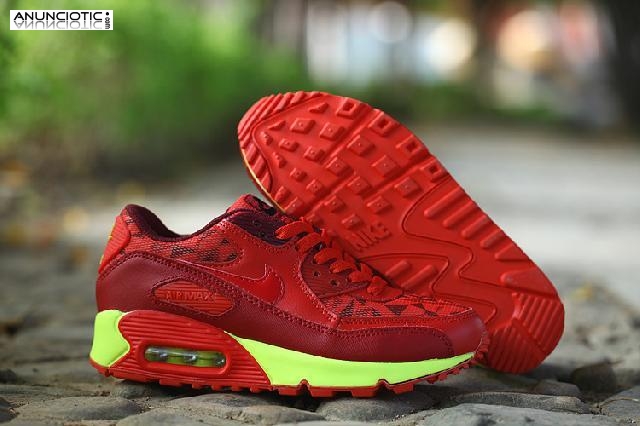 sólo  35 para nike air max 90, nike free run, nuevo equilibrio, zapatos mu