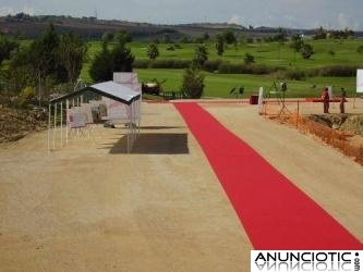 ALQUILER DE ALFOMBRAS ROJAS PARA CEREMONIAS