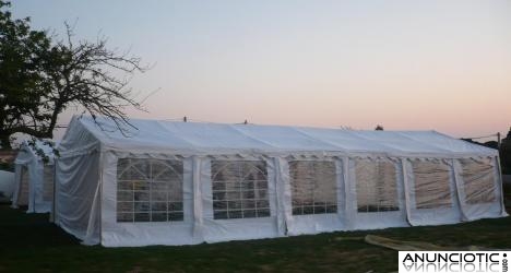 ALQUILER DE CARPAS DE 40, 50, 60 72 M2, ETC PARA FIESTAS