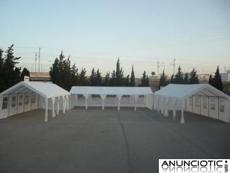 ALQUILER DE CARPAS DE 40, 50, 60 72 M2, ETC PARA FIESTAS